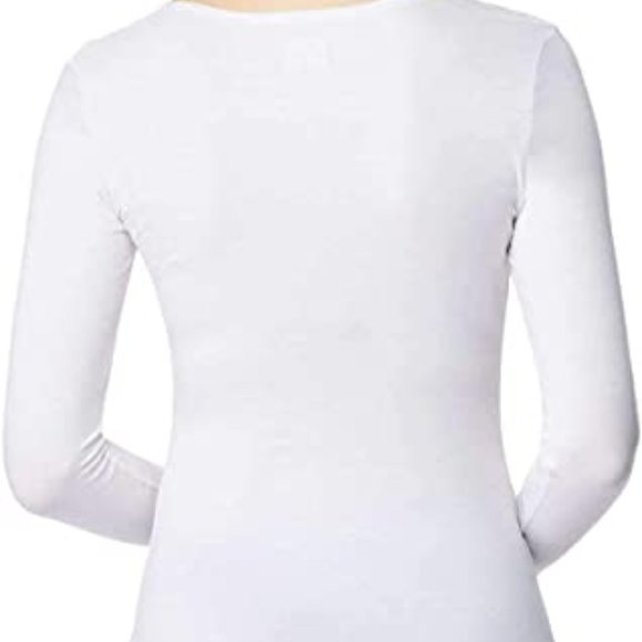 32 Degrees Women's 2 Pack Thermal Base Layer Top - Large - White & Grey - NWT - Picture 3 of 5